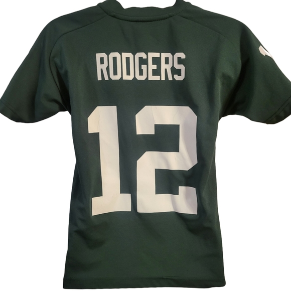 Packers Aaron Rogers#12 NFL Team Apparel Green/White Jersey in Wmns sz S - Picture 2 of 7